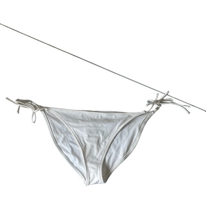 Topshop white Bikini Bottom size 10